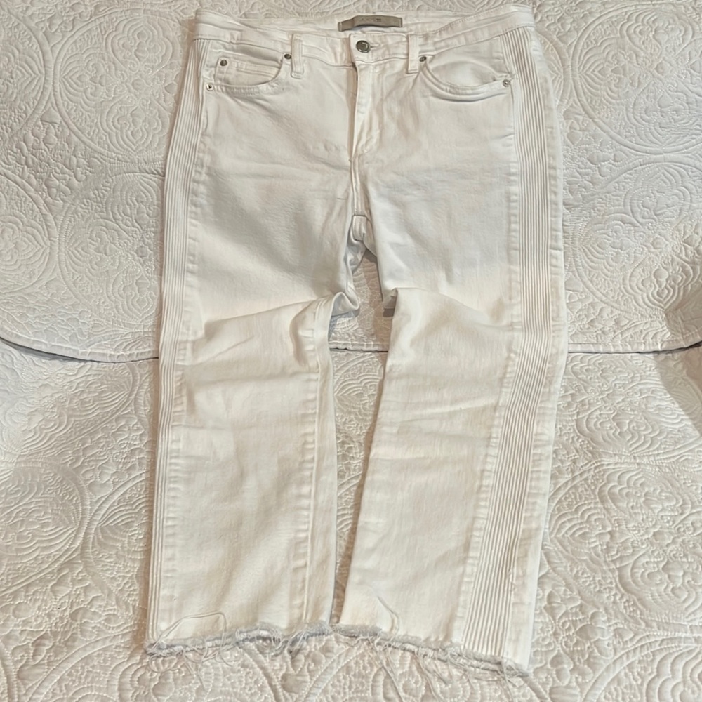 Joe’s The Smith mid rise straight crop jeans, size 27